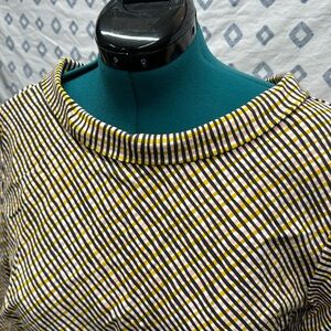 Boden Collared Top Retro 60s Mod NWOT 16